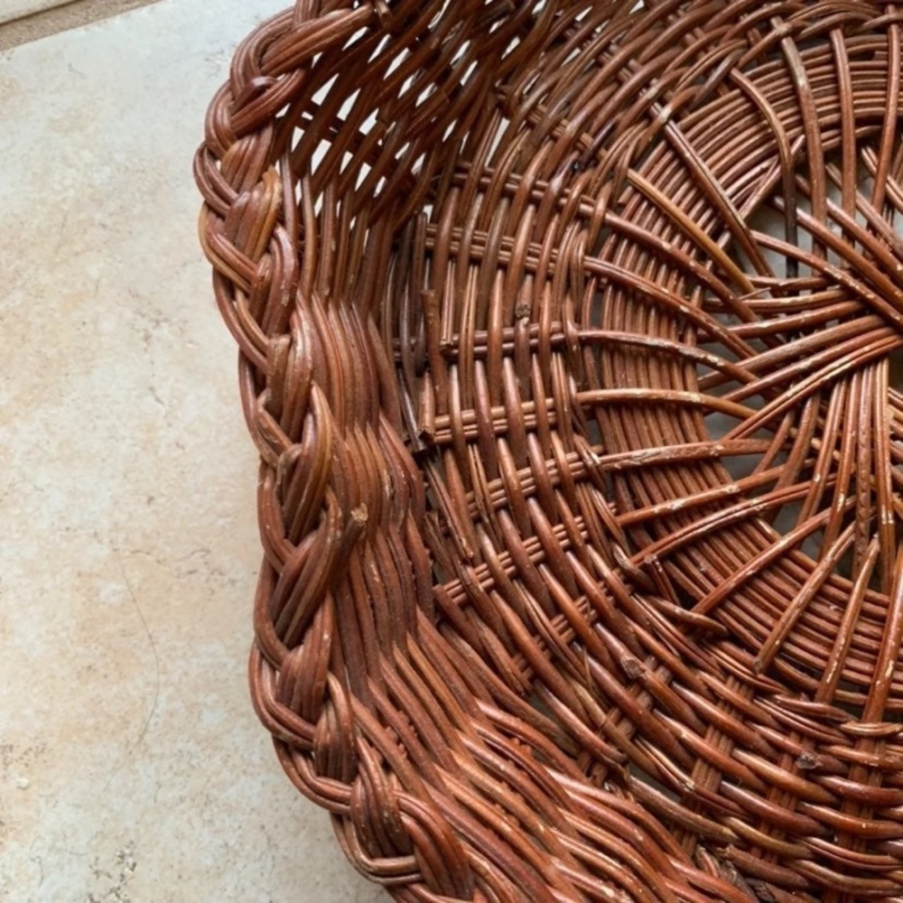 Brown Wicker Basket - Picture 7 of 8